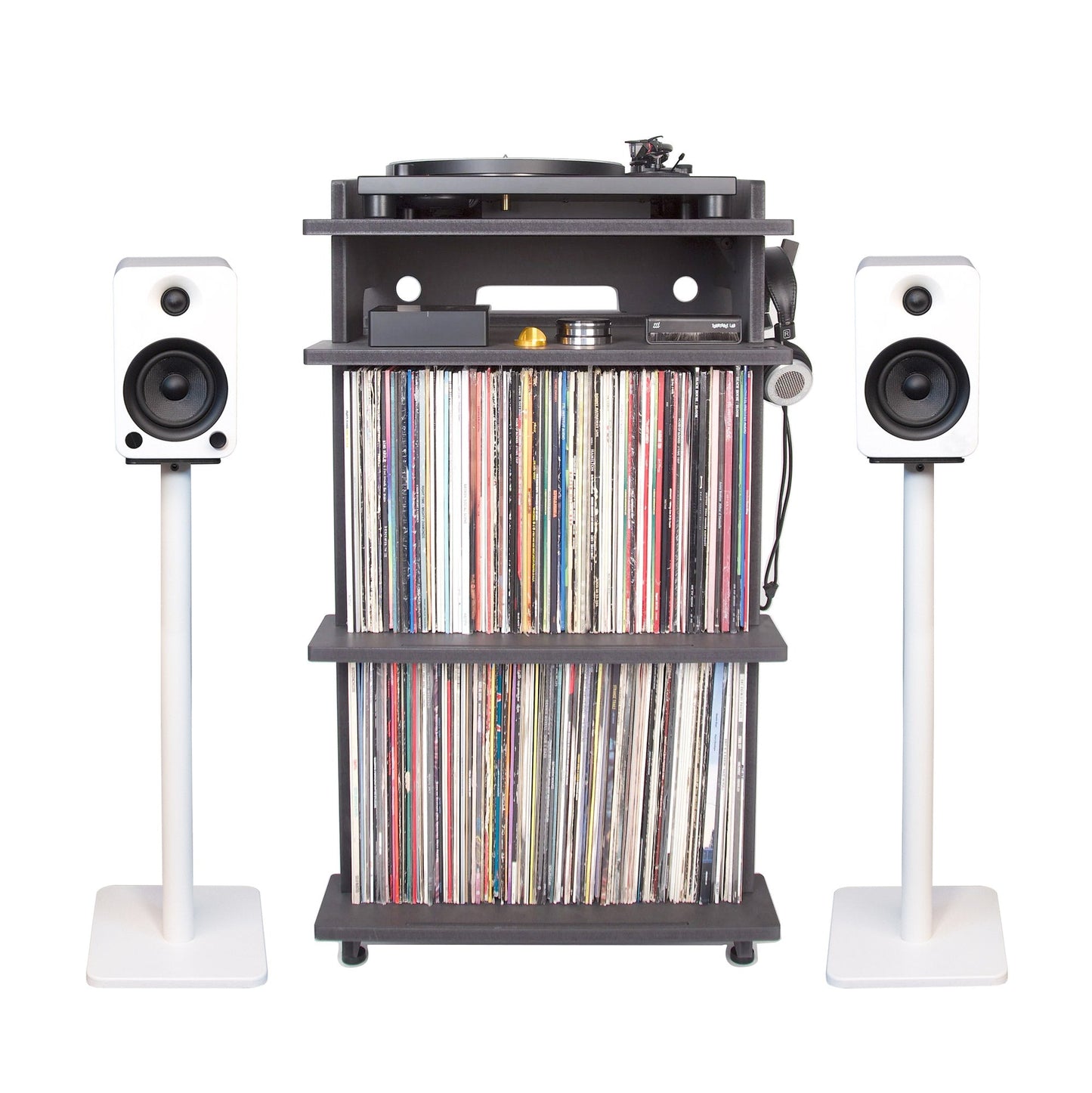 Line Phono: Turntable Stand / 26" Kanto Speaker Stands / Bundle
